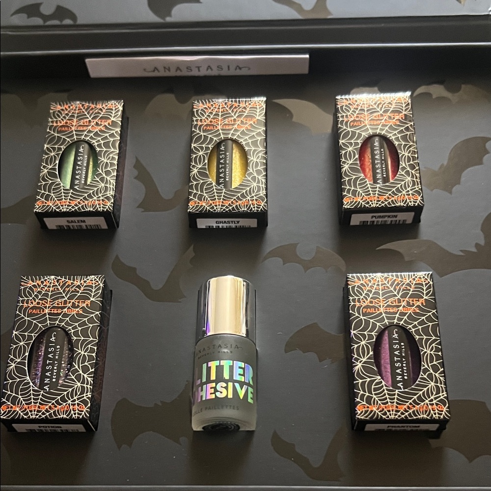 Anastasia Glitter Adhesive and Colorful Set